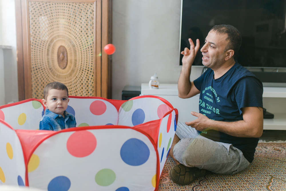 Kleinkind-Shooting auf iranische Art